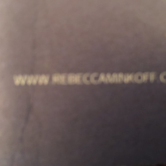 BRAND NEW REBECCA MINKOFF BLACK LEATHER WOMEN'S PU - Picture 6 of 6